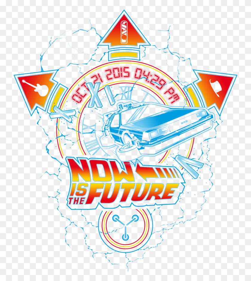 751x880 Back To The Future, Graphics, Theme Park HD PNG Download