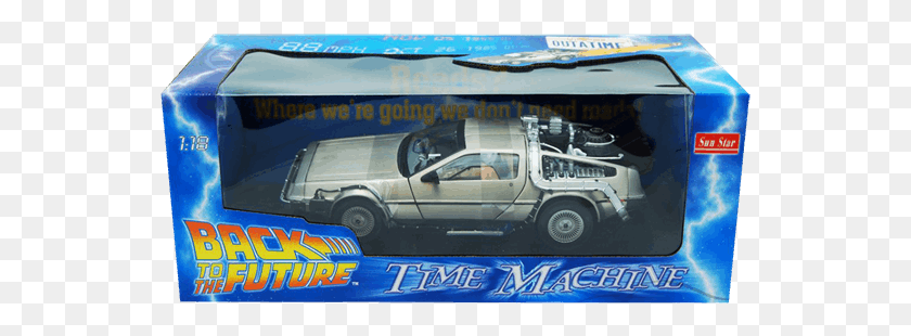 545x250 Back To The Future Back To The Future Car Miniature, Wheel, Machine, Tire HD PNG Download