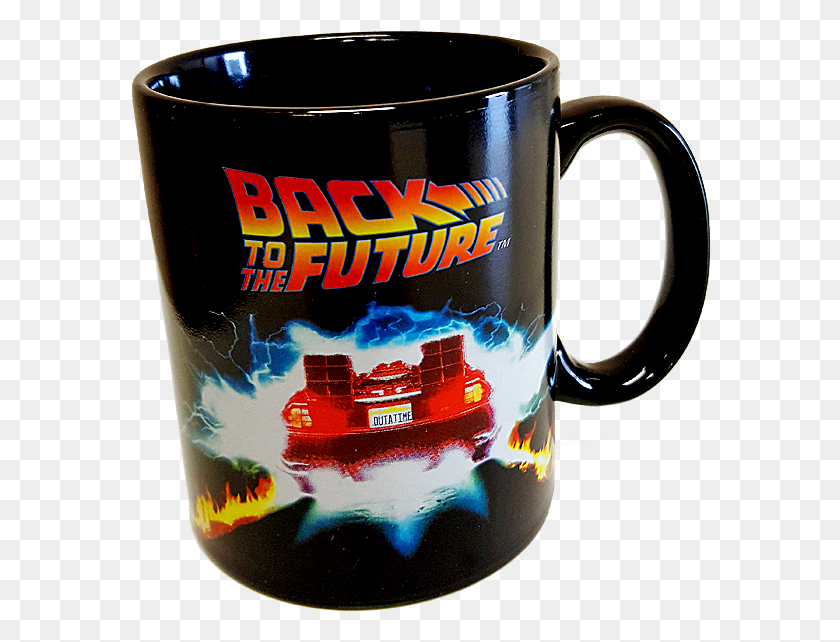 582x582 Back To The Future Back To The Future Delorean Heat Changing Mug, Coffee Cup, Cup, Beer HD PNG Download
