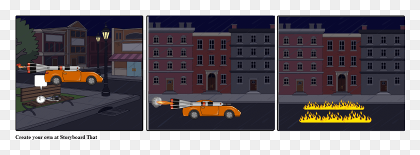 1145x367 Back To The Future Classic Car, City, Urban, Building HD PNG Download