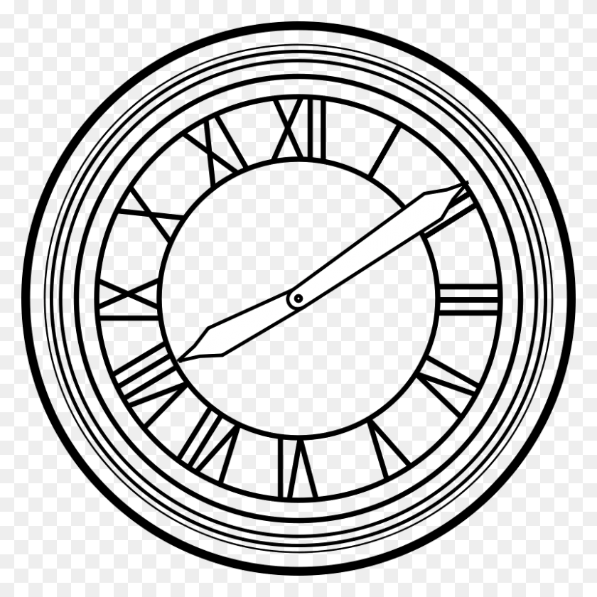 800x800 Back To The Future Clock Face Back To The Future Clock Tower, Arrow, Symbol, Launch HD PNG Download