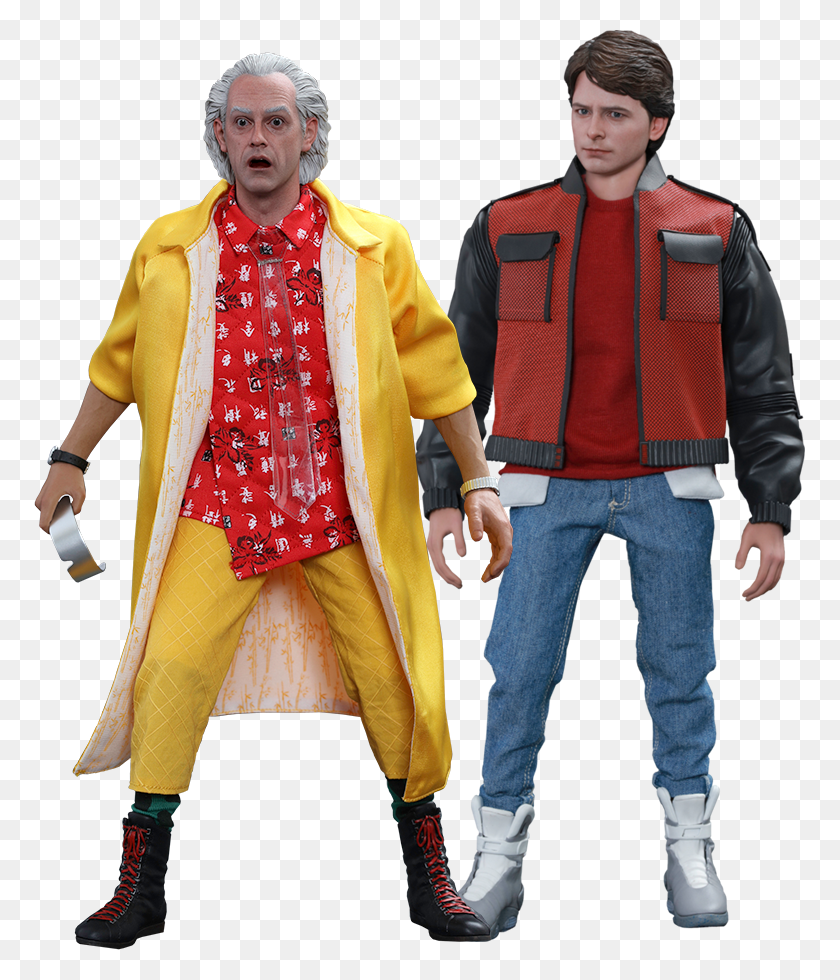 771x920 Back To The Future Figures, Clothing, Apparel, Person HD PNG Download
