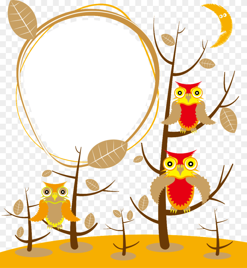 Background Cartoon Owl, Art, Graphics, Pattern, Floral Design Clipart PNG