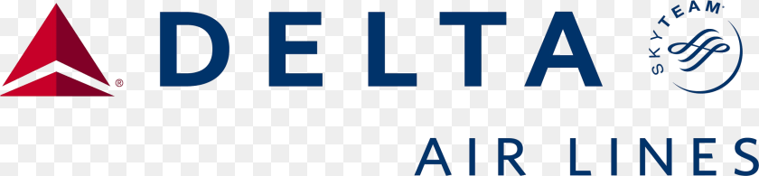 2365x548 Background Delta Airlines Logo, Triangle, Text Sticker PNG
