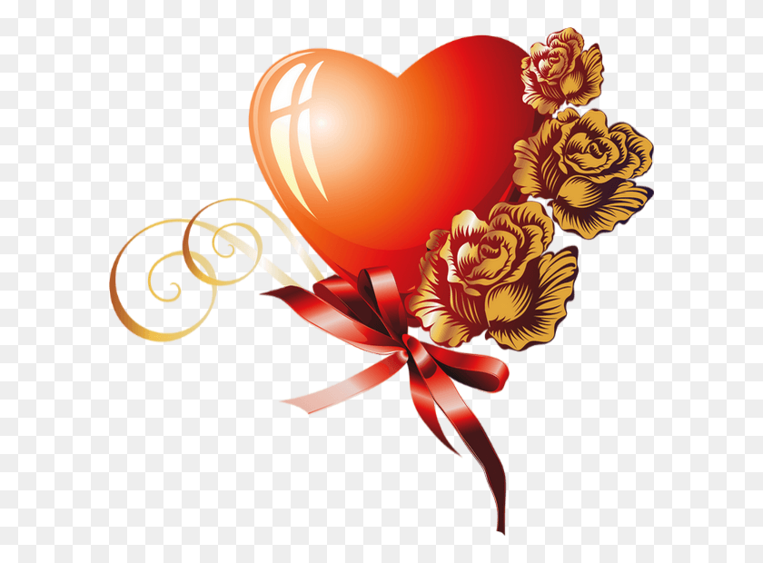 600x560 Background Love Images, Graphics, Heart HD PNG Download