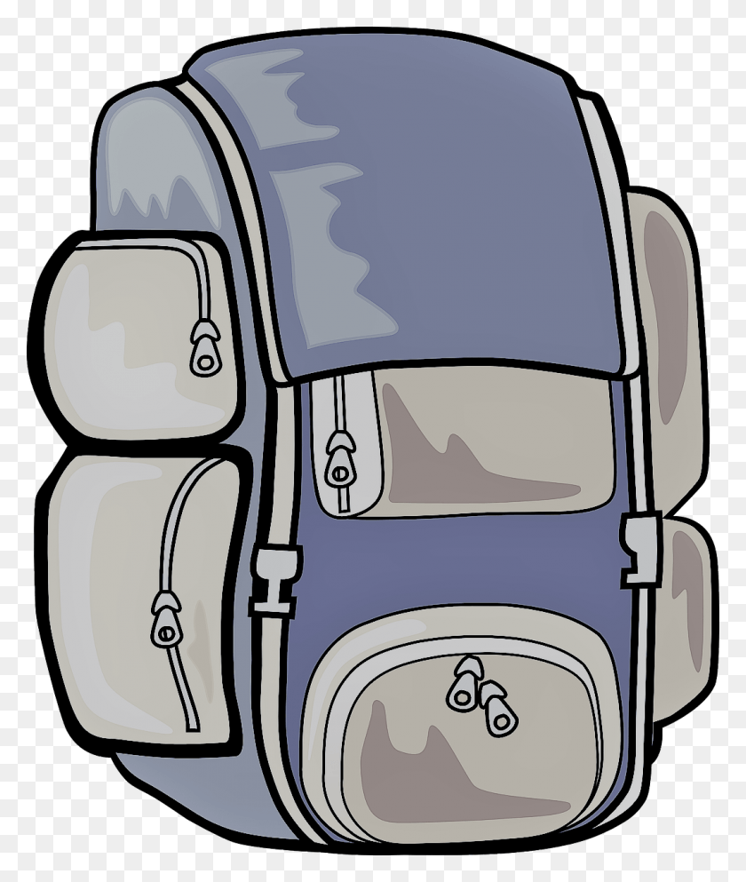 1070x1280 Backpack Rucksack Clip Art, Bag, Luggage HD PNG Download