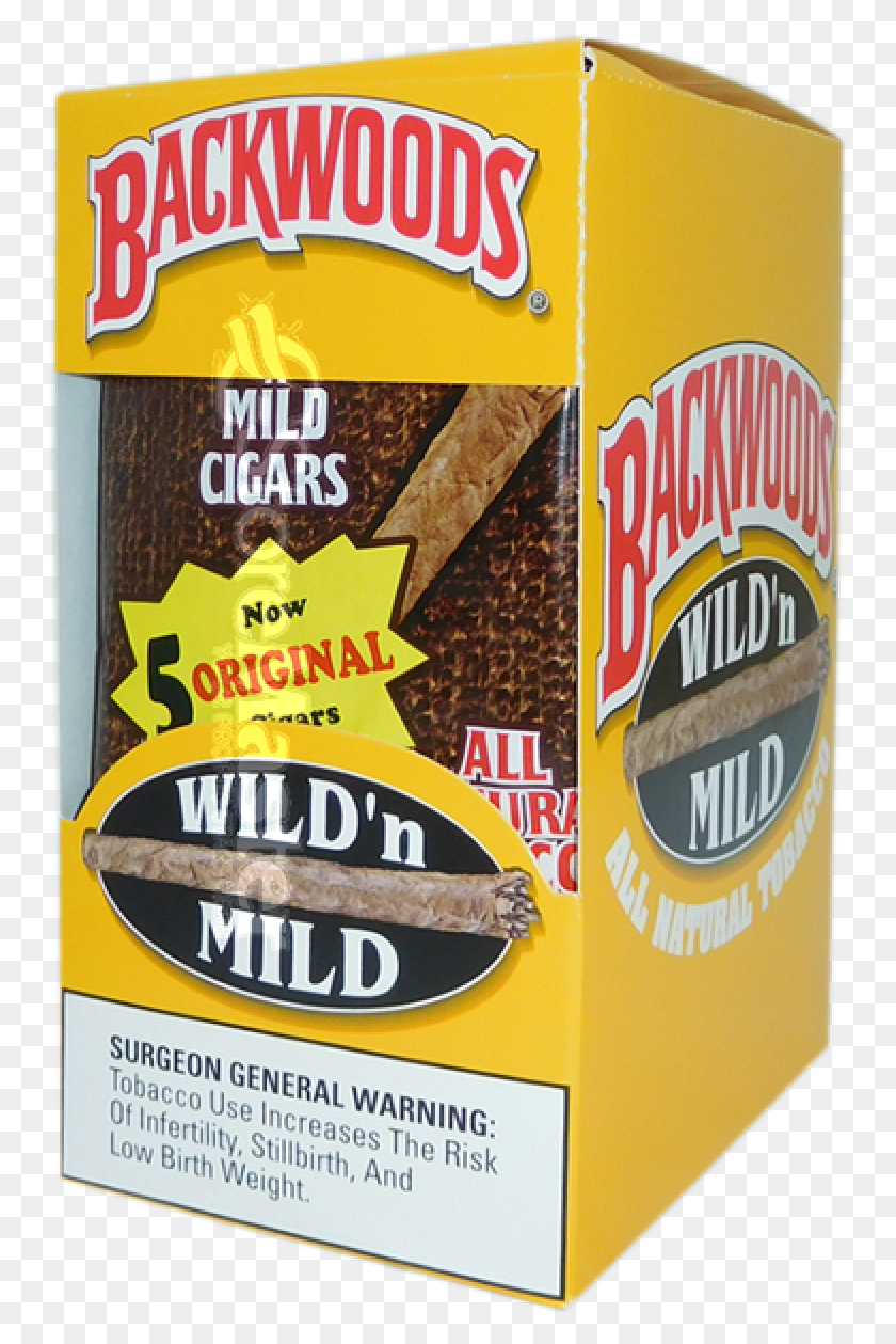 749x1199 Backwoods Cig 5pk Wild 39n Mild, Sweets, Food, Confectionery HD PNG Download