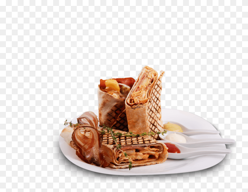 838x637 Bacon And Cheese Grill Sandwich Le Chef, Cream, Dessert, Food HD PNG Download
