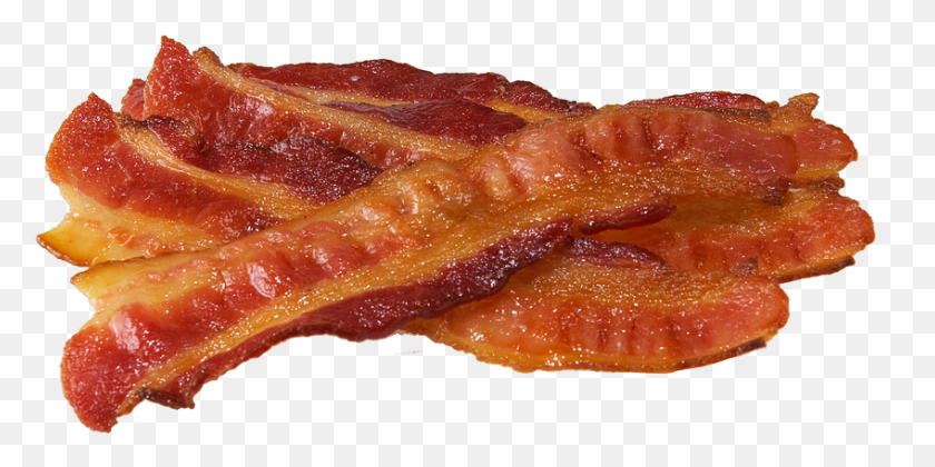 848x392 Bacon Cancer Bacon, Pork, Food HD PNG Download