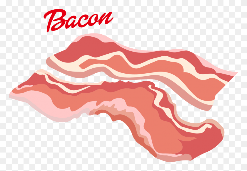 1513x1016 Bacon Clipart, Pork, Food, Ketchup HD PNG Download