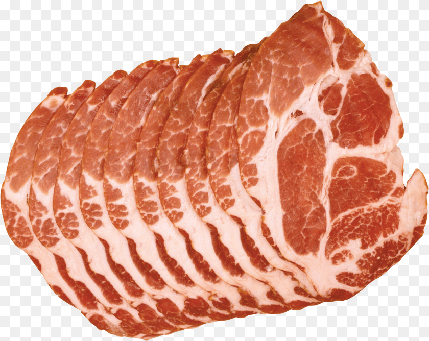 2552x2028 Bacon Cut Meat PNG