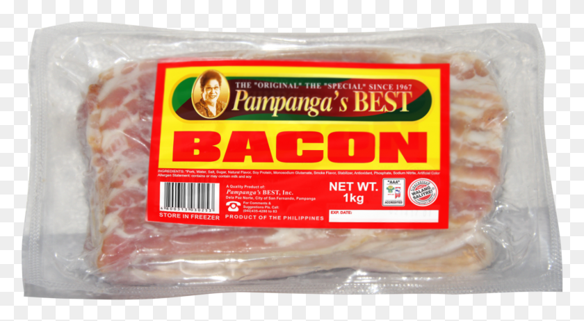 1455x750 Bacon Vacuum 1kg Diot, Food, Plastic Wrap, Person HD PNG Download