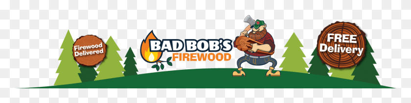 1498x290 Bad Bob39s Firewood Cartoon, Person, Human, People HD PNG Download