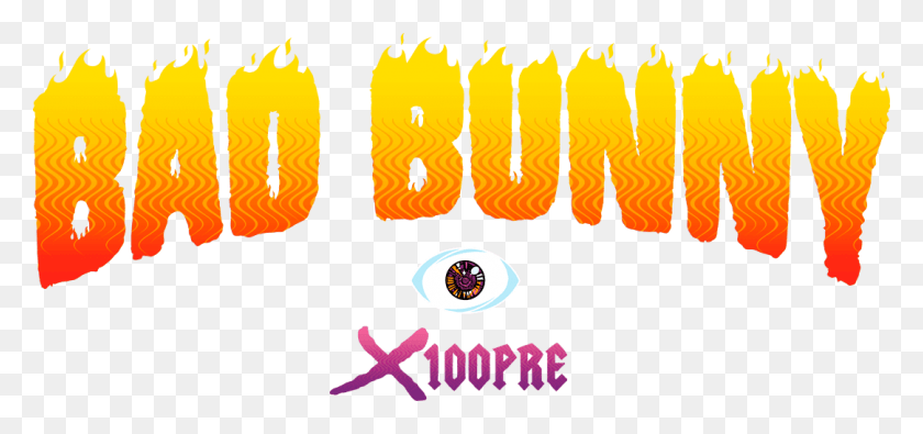 1083x466 Descargar Png Bad Bunny En Chile Bad Bunny Logo, Texto, Aire Libre, Símbolo Hd Png