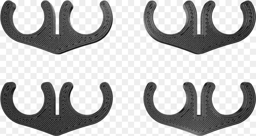 Bad Innovations 8mm Black Spark Plug 2 Wire Separator Monochrome, Horseshoe Clipart PNG