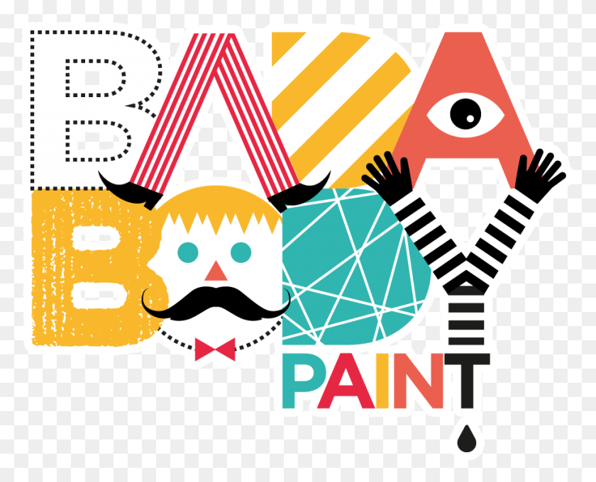 910x724 Badabodypaint, Label, Text, Person HD PNG Download