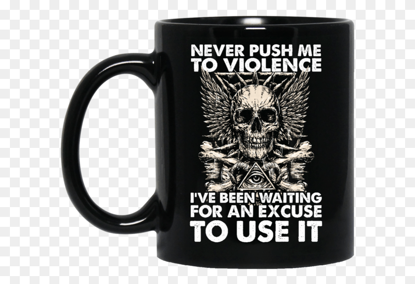 597x516 Badass Skull, Coffee Cup, Cup, Person HD PNG Download