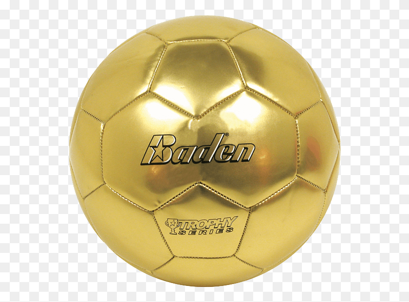 560x561 Baden Football Gold Trophy Gold Soccer Ball, Ball, Soccer, Team Sport HD PNG Download