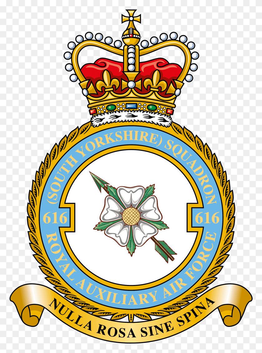 1969x2706 Badge For 616 Squadron Rauxaf 51 Squadron Raf Regiment, Logo, Symbol, Trademark HD PNG Download
