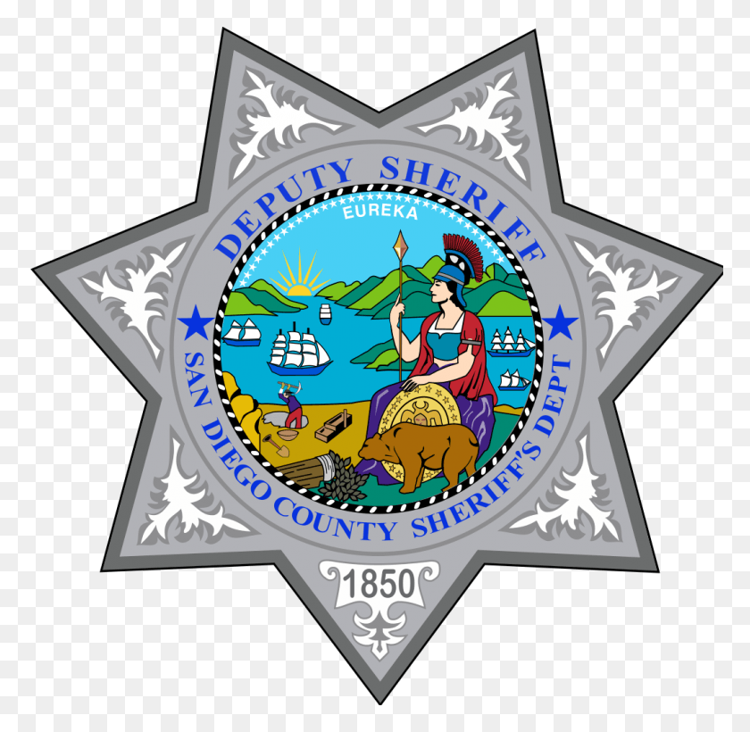 1050x1024 Badge Of The San Diego County Sheriff39s Department San Diego County Sheriff39s Department Logo, Symbol, Trademark, Emblem HD PNG Download