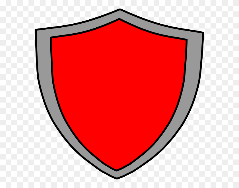 594x600 Badge Outline Clip Art At Clker, Shield, Armor HD PNG Download