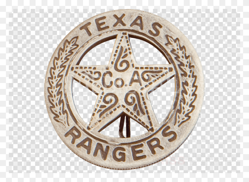 900x640 Descargar Png Badge Police Metal Transparente Texas Ranger Badge .Png, Symbol, Rug, Logo Hd Png