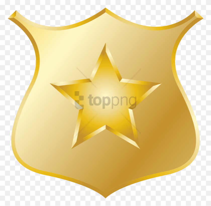 850x830 Badge Police Officer Sheriff Copyright Police Badge Clipart, Symbol, Lamp, Star Symbol HD PNG Download