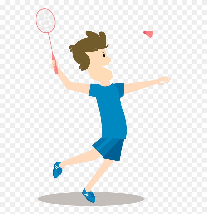 555x809 Badminton Cartoon Ping Pong, Person, Human, Female HD PNG Download