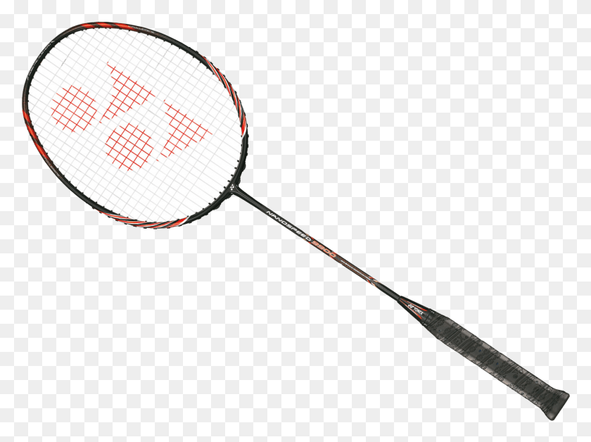1351x984 Badminton Raquets Image Voltric Z Force 2 Red, Racket, Tennis Racket HD PNG Download