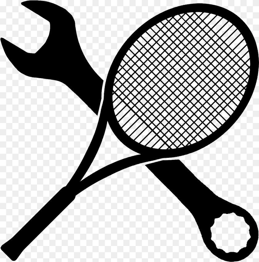 1365x1385 Badmintonracket Badmintonracket Shuttlecock Clip Art Tennis Racket Background, Sport, Tennis Racket Sticker PNG