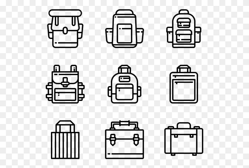 533x509 Bag Product Icon, Gray, World Of Warcraft HD PNG Download