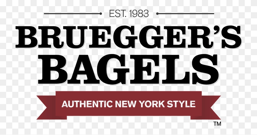 742x381 Descargar Png Bagels Brueggers Bagels Logotipo, Texto, Alfabeto, Número Hd Png