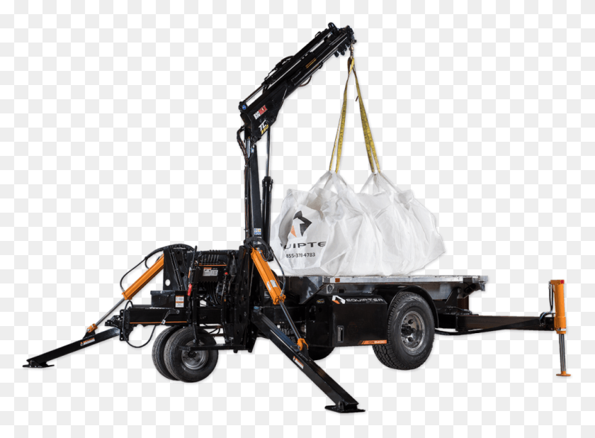 1024x733 Bagging Your Debris Problems Crane, Vehicle, Transportation, Lighting HD PNG Download