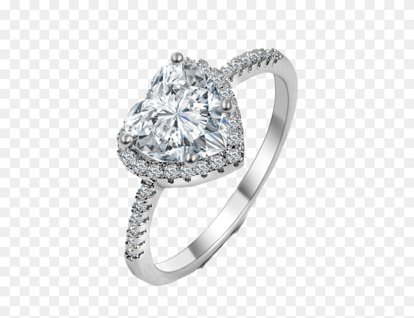 370x584 Descargar Png / Bague De Fiancaille Magnifique, Diamante, Piedra Preciosa, Joyería Hd Png
