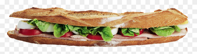 3612x788 Baguette Sandwhich Image Sandwich, Food, Burger, Bread HD PNG Download
