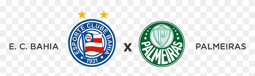 812x198 Bahia X Palmeiras Esporte Clube Bahia, Символ, Логотип, Товарный Знак Hd Png Скачать
