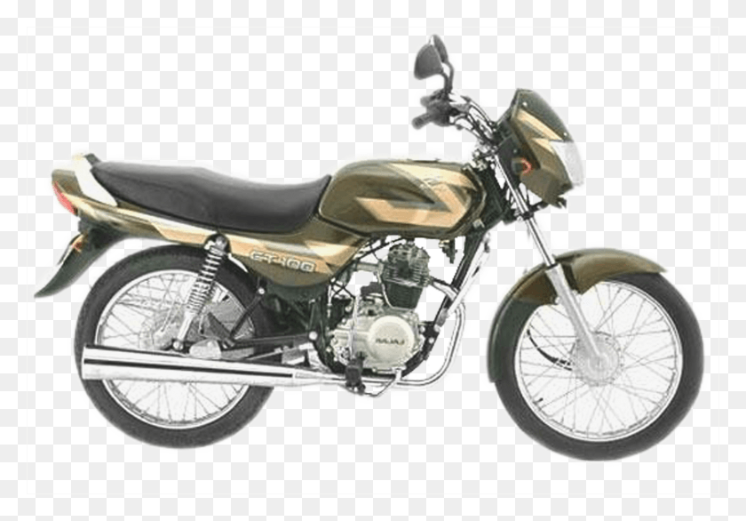 2382x1608 Descargar Png Bajaj Ct Bajaj Ct 100 Color Verde, Motocicleta, Vehículo, Transporte Hd Png