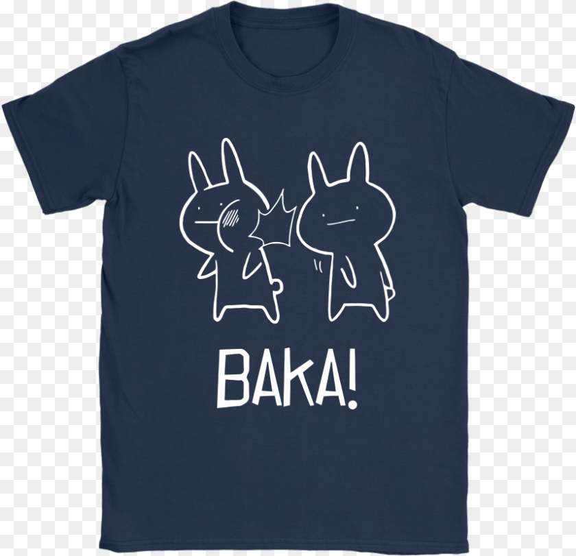 857x827 Baka For True Otakus Anime Fans Cute Bunnies Shirts Shirt, Clothing, T-shirt Sticker PNG