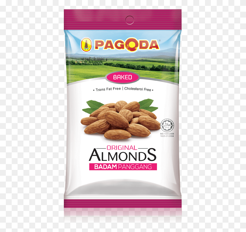 406x732 Baked Almonds Almond, Plant, Nut, Vegetable HD PNG Download