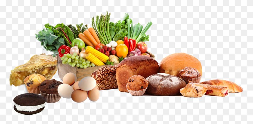 1722x775 Productos De Hornear Huevos Y Producir Frutas Y Verduras No Orgánicos, Planta, Pan, Alimentos Hd Png