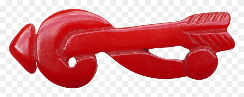2006x708 Descargar Png Flecha Roja De Baquelita Signo De Interrogación Pin 1930 1940 Signo Cocodrilo, Herramienta Hd Png