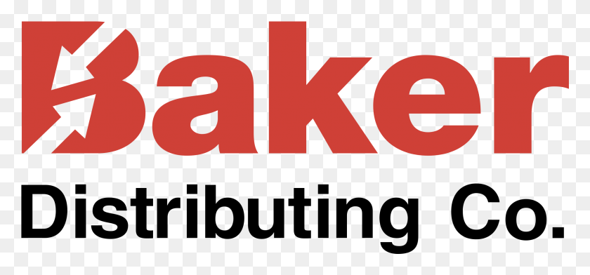 2261x964 Baker Distributing 01 Logo Transparent Baker Distributing Company, Text, Word, Label HD PNG Download