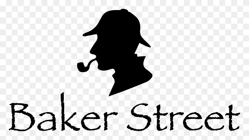 3090x1643 Baker Street Logo, Text, Stencil HD PNG Download
