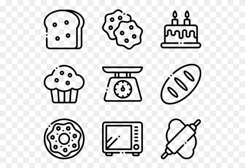 541x517 Bakery Web Design Line Icon, Gray, World Of Warcraft HD PNG Download