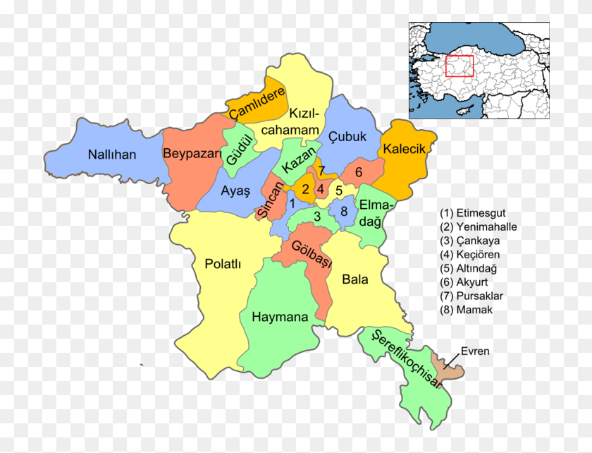 720x582 Bal Ankara Provincias De Ankara, Mapa, Diagrama, Parcela Hd Png
