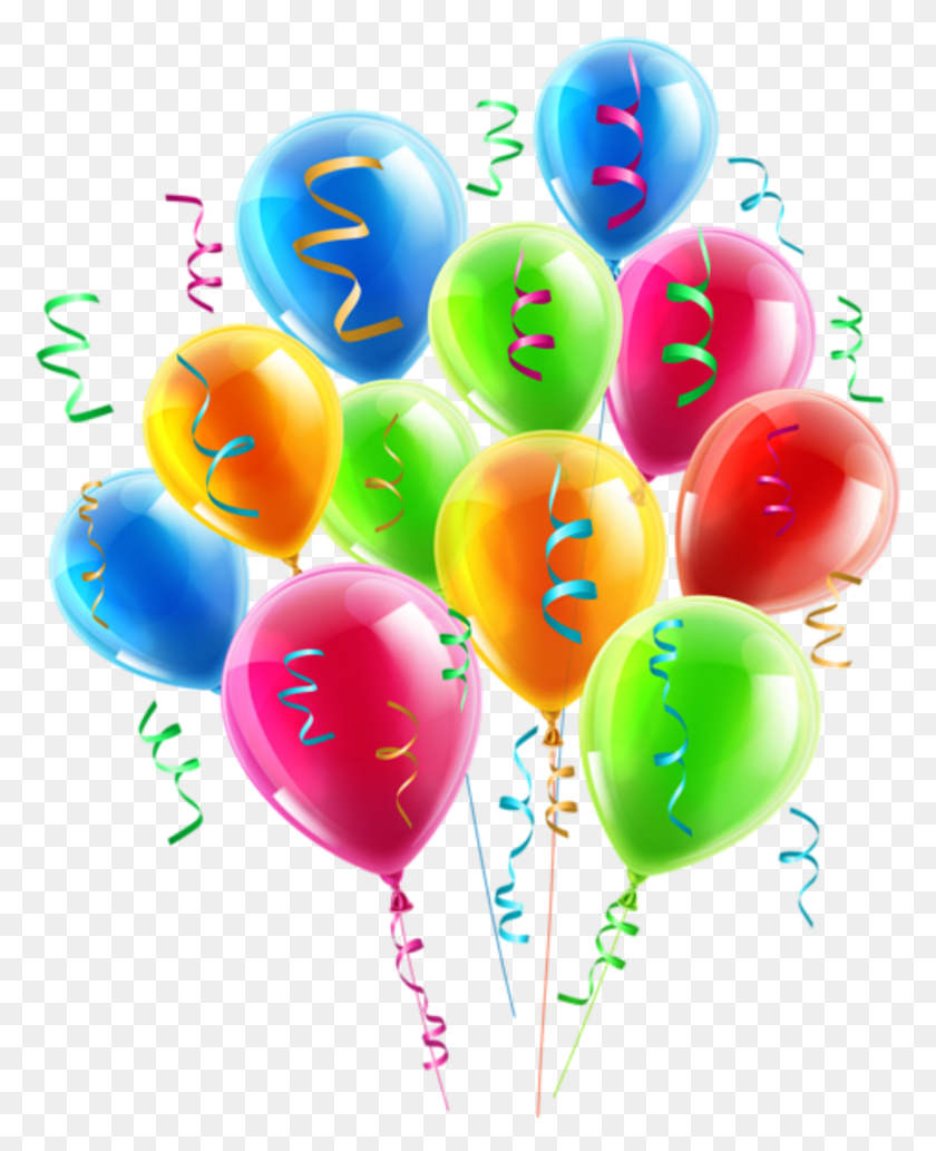 1174x1465 Bales Conjunto De Bales Coloridos 8 Balloon Birthday Decorations, Ball, Graphics HD PNG Download