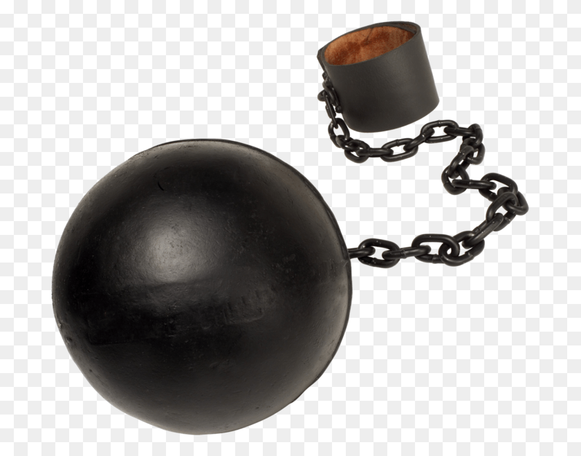 691x600 Ball And Chain Ball And Chain Free, Sphere HD PNG Download