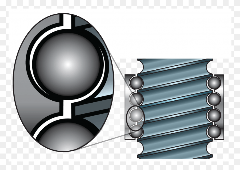 2558x1767 Ball Screw Illustration Circle, Sphere, Electronics, Graphics HD PNG Download
