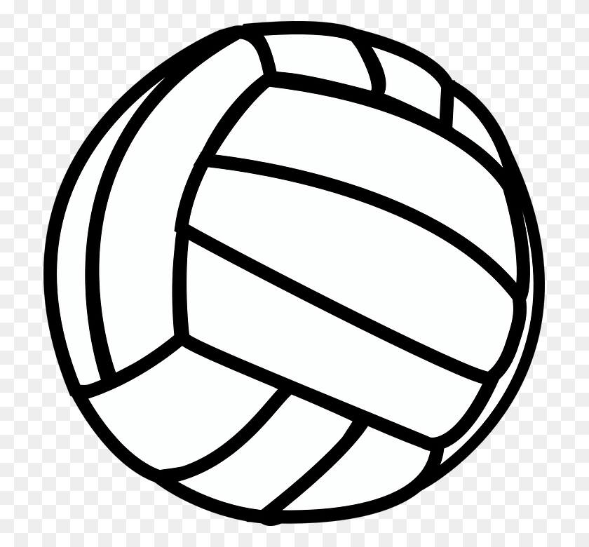 715x720 Ball Vector Waterpolo Huge Freebie For Volleyball Clipart Black And White, Sport, Sports, Team Sport HD PNG Download