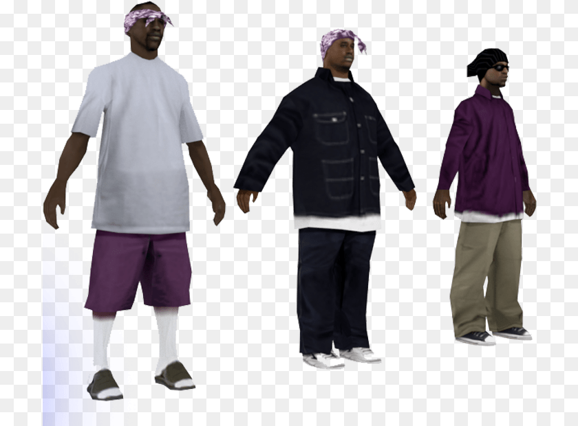 Ballas Gta San Andreas, Long Sleeve, Sleeve, Shorts, Clothing Clipart PNG